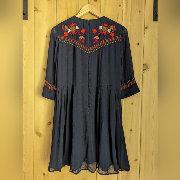 Embroidered Mini Dress - Picture 2 of 2